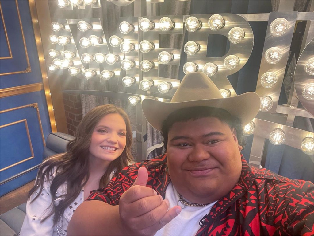 William Tongi (right) beat out Megan Danielle for the top "Idol" spot.