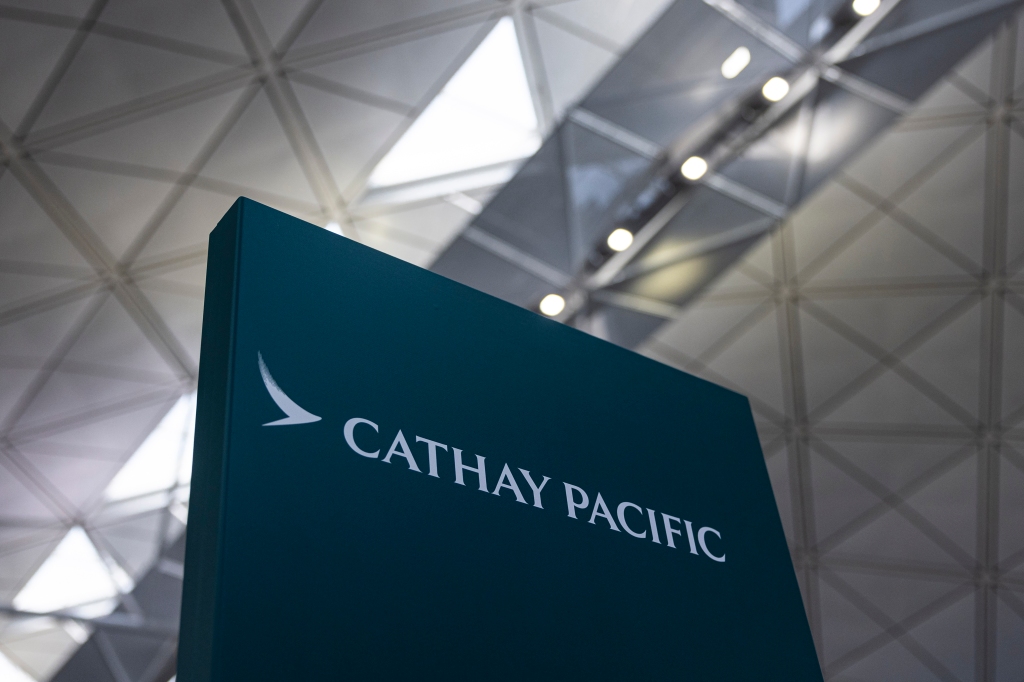 Cathay Pacific sign