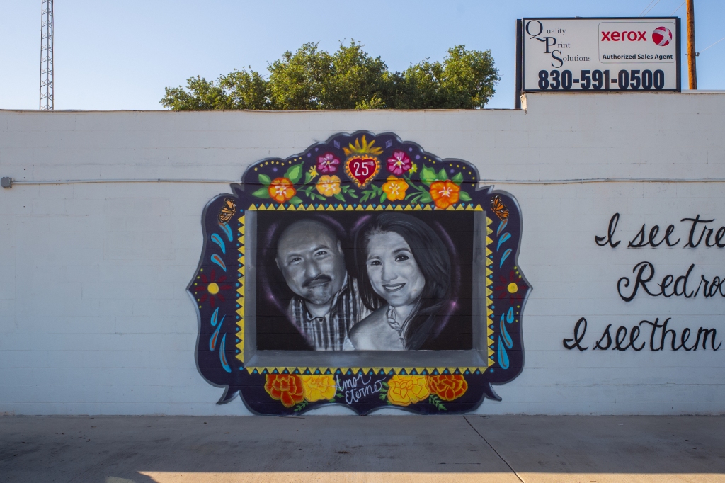 Robb Elementary School teacher Irma Garcia was memorialized in a mural by a local artist. Her husband, who died days after she was gunned down is included as well. Their family said he died of a "broken heart."