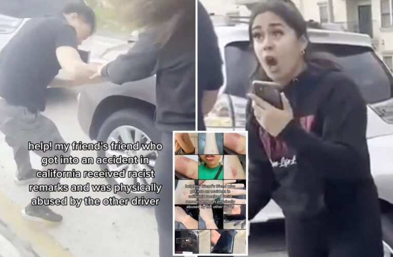 Woman hurls vile abuse, shoves Asian driver into traffic in LA
