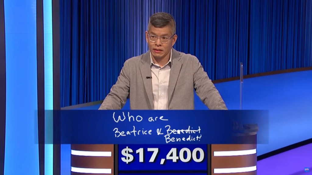 Ben Chan on Jeopardy!
