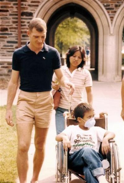 Jerry, Etsuko and Janey Ensminger