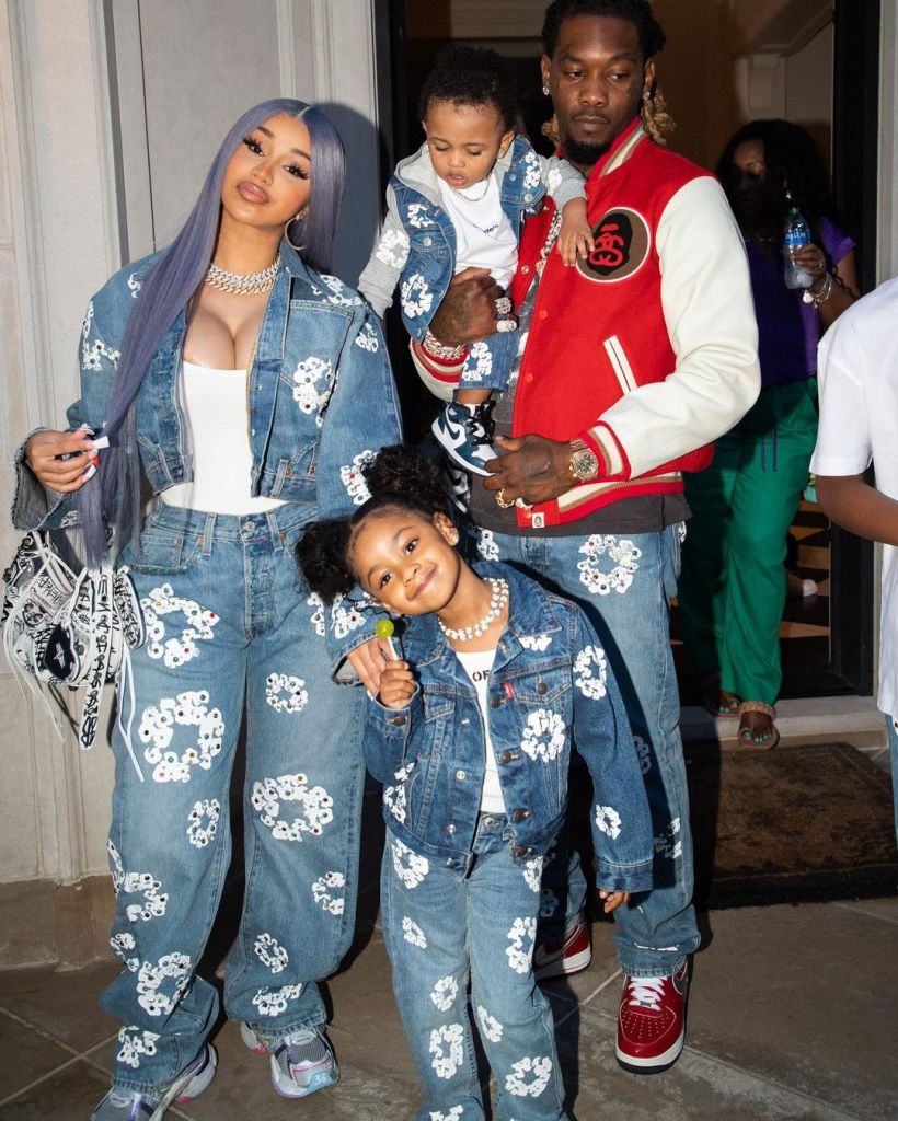 The rapper shares two children with her husband, Offset. 