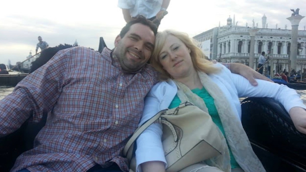 Michael and Kristine Barnett in Venice, Italy.