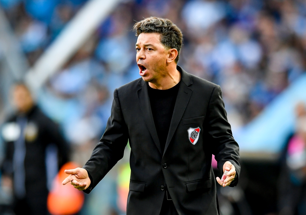 Marcelo Gallardo while still coaching River Plate.