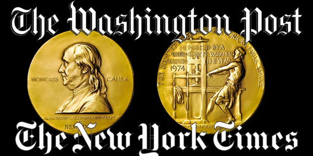 PULITZER PRIZE medal illustration