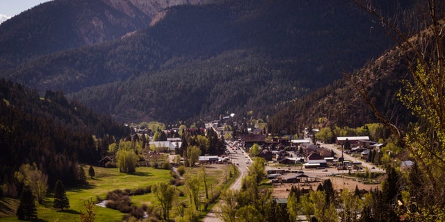 The town of Red River, New Mexico