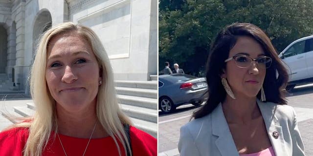 Rep. Marjorie Taylor and Rep. Lauren Boebert