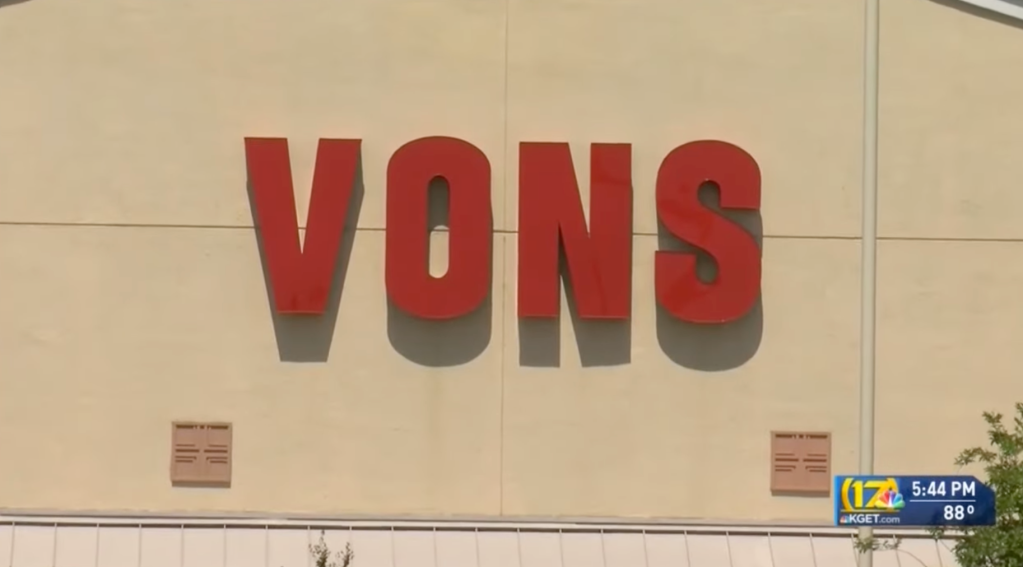 Vons reportedly terminated Sherrell's employment because he touched a customer.