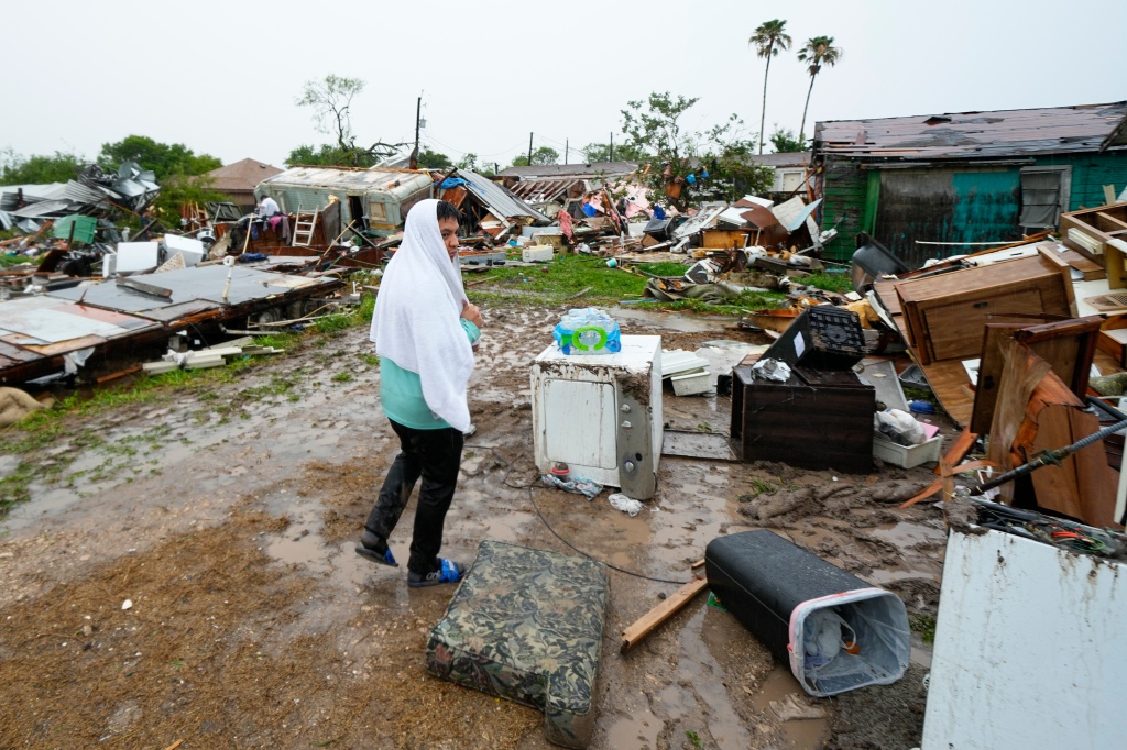 The tornado hit at about 4 a.m. as most people were in their homes asleep in the unincorporated community of Laguna Heights.