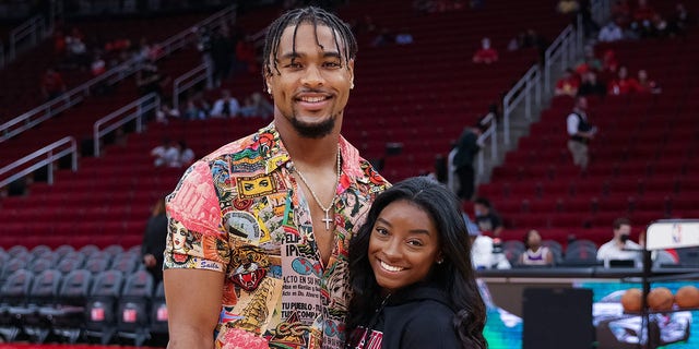 Simone biles and Jonathan Owens