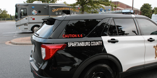 Spartanburg County Sheriff car