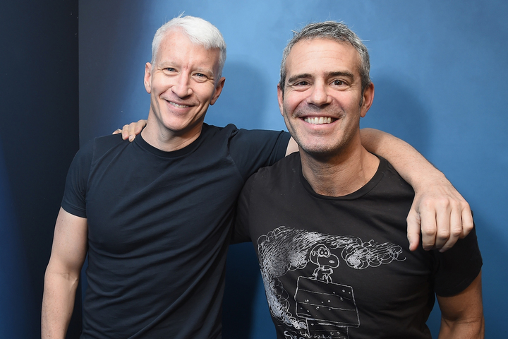 Andy Cohen joked about having a threesome with Anderson Cooper.