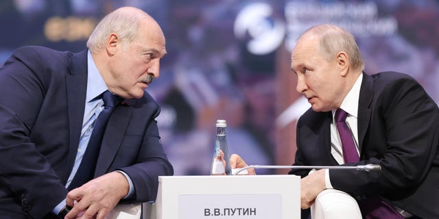 Putin and Lukashenko