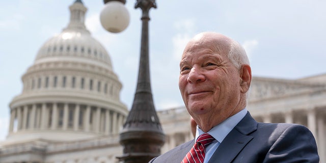 Sen. Ben Cardin in front of Capitol building