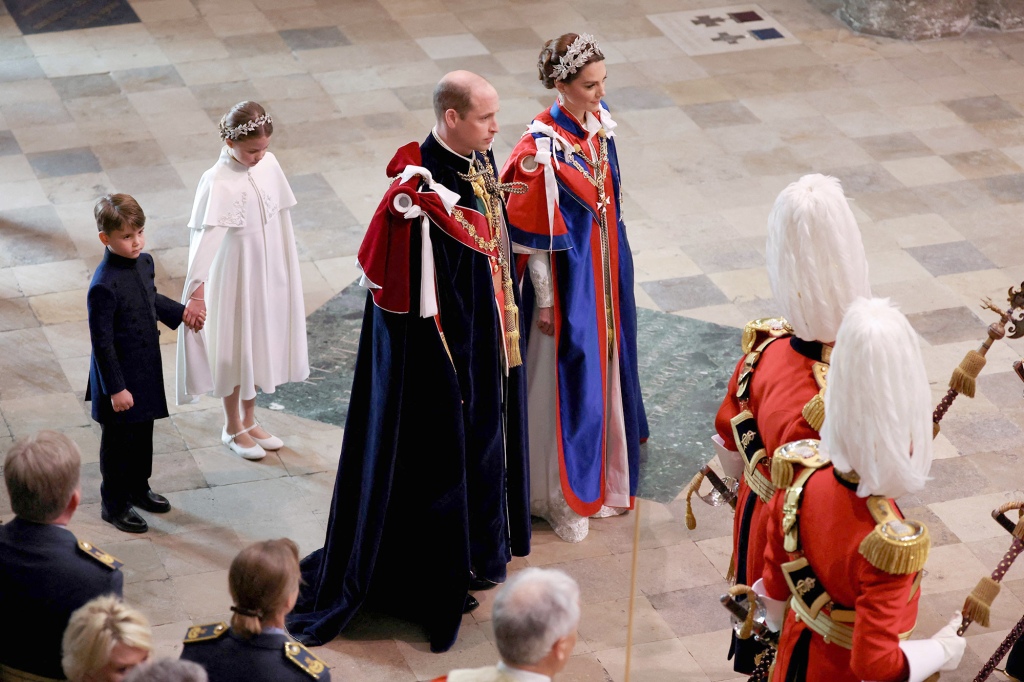 Prince William along with his wife, Kate Middleton, and their kids — Prince Louis, and Princess Charlotte.