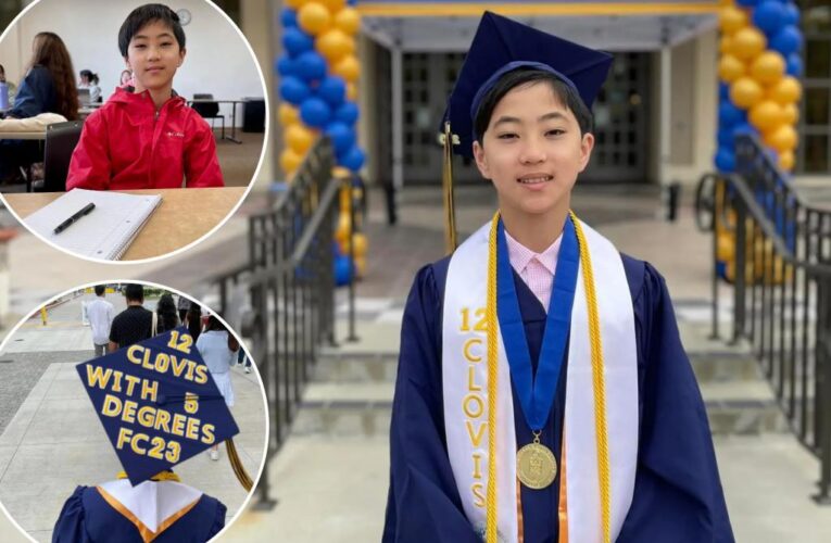 California boy Clovis Hung graduates from Fullerton College with 5 degrees