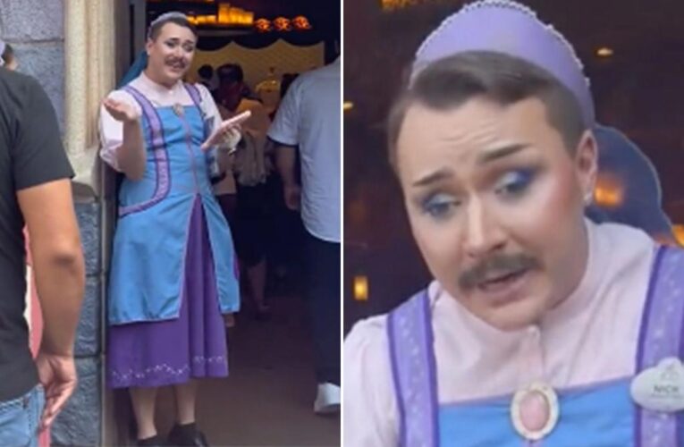 Disney blasted for allowing male employee to wear dress, makeup