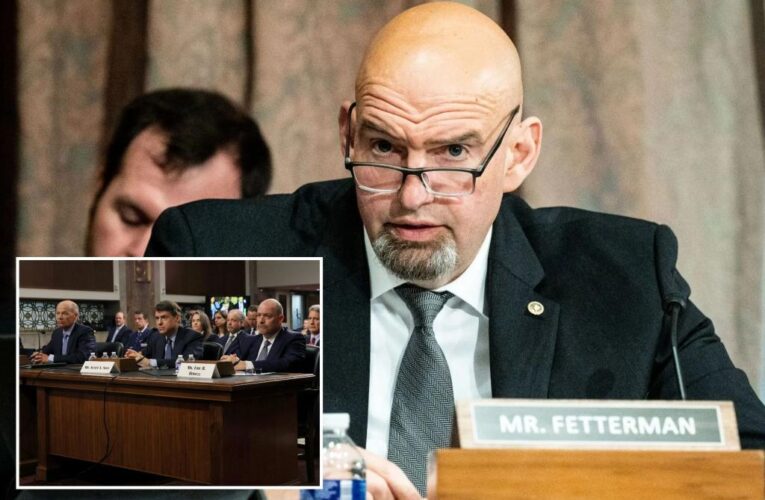 Fetterman suggests work requirements for bailed-out bank execs