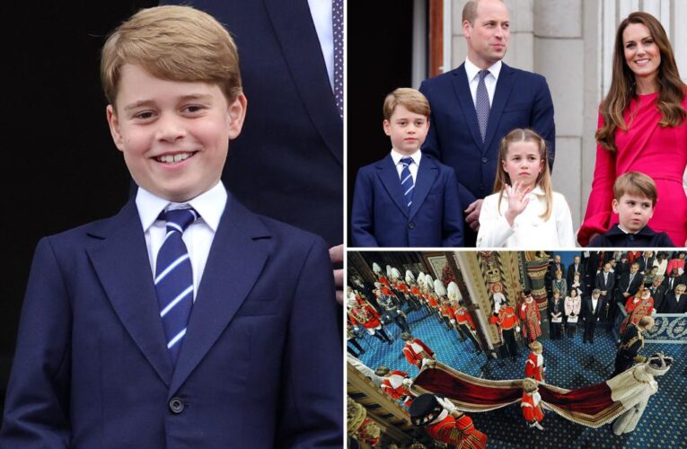 Prince George will wear a sword and guard king at coronation