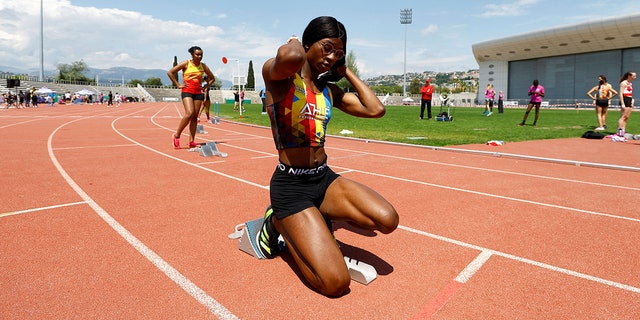 Halba Diouf before race