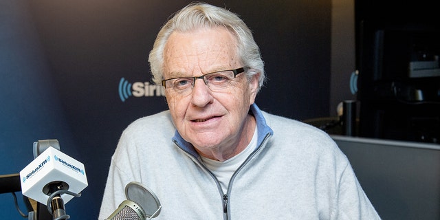 Jerry Springer hosting a Sirius XM Radio show