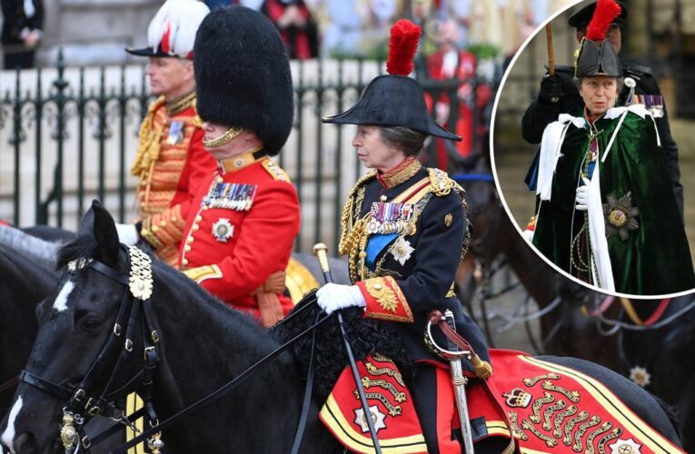 Princess Anne ‘slaying’ as bodyguard at King Charles’ coronation