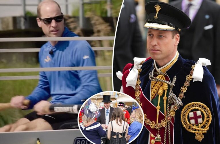 Prince William crowned as ‘His Royal Hotness’ in new rowing video