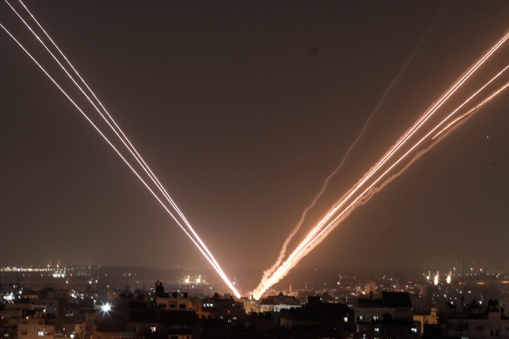 Late Saturday, Israel reported additional incoming fire and said it was again striking in Gaza. But the calm appeared to be quickly restored.