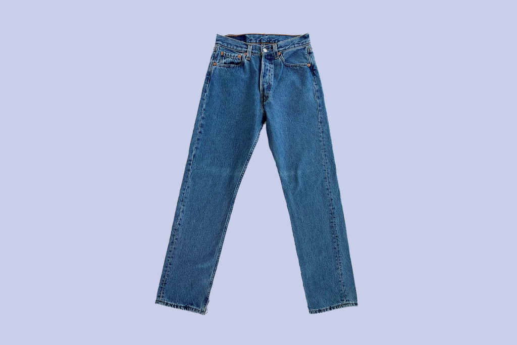 Vintage jeans, price upon request at DenimByOrlee.com 