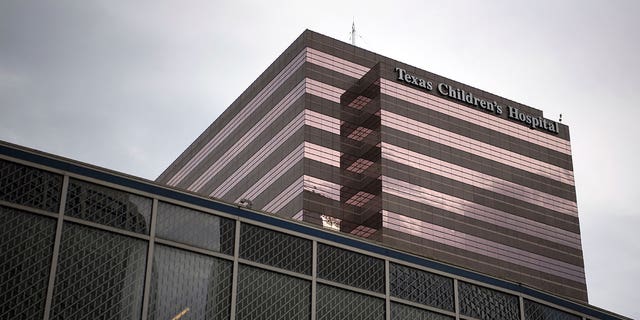 Hospital building with Texas Children's Medical logo on front