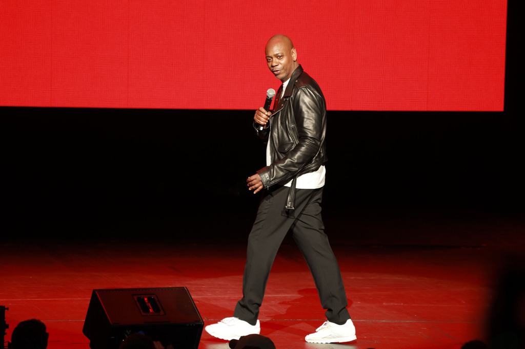 Chappelle performing during a midnight pop-up show at Radio City Music Hall on Oct. 16, 2022 in New York City. 