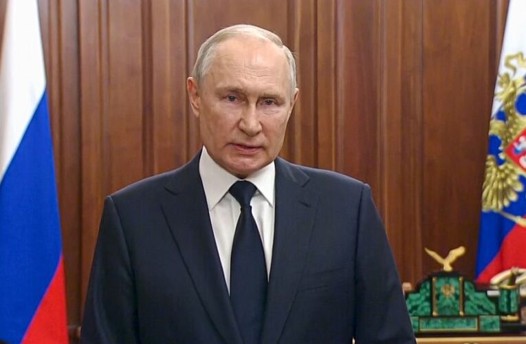 “All attempts to create internal disorder will fail,” Putin says in address to nation