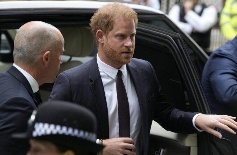 Prince Harry arrives at High Court for testimony in phone hacking case