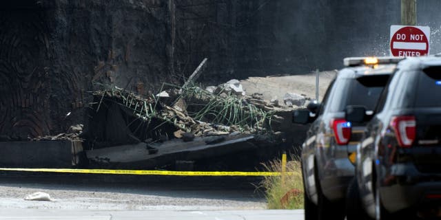 I-95 debris from collapse