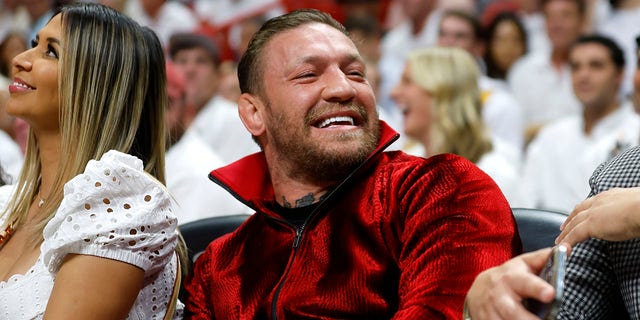 Conor McGregor at Heat game