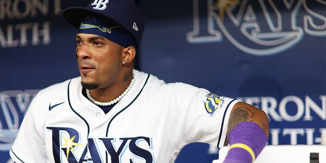 Wander Franco before a game against the Twins