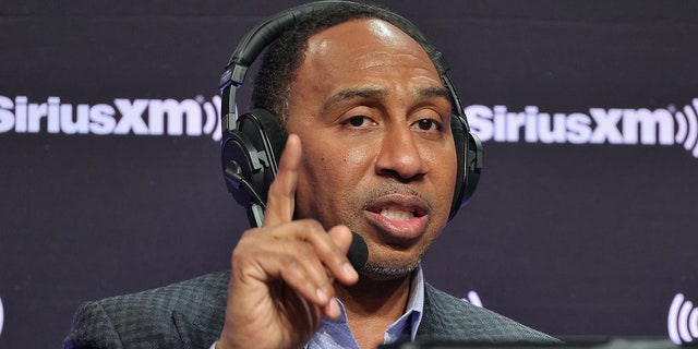 Stephen A. Smith on mic