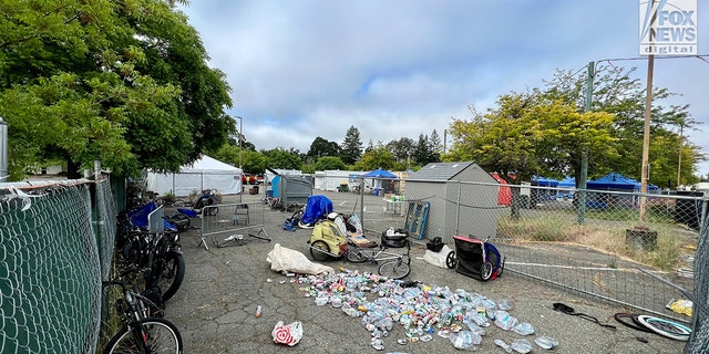 Homeless camp