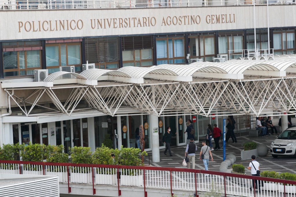 A general view of the Gemelli Hospital where Pope Francis is hospitalized is shown in Rome, Italy, on June 8, 2023.