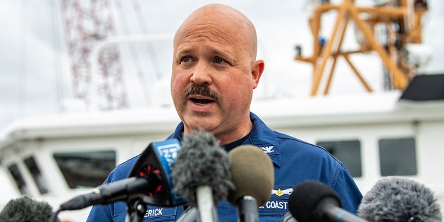 US Coast Guard Captain Jamie Frederick