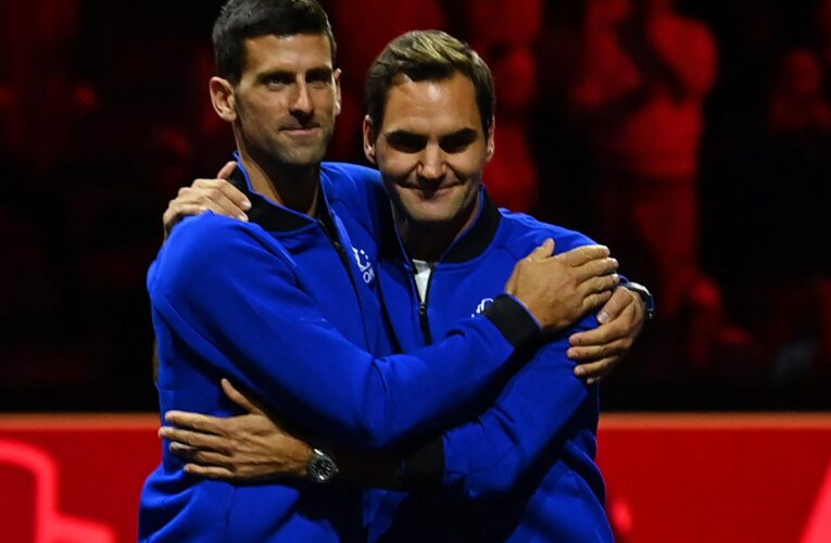 Roger Federer ‘couldn’t have been more happy’ to see Novak Djokovic win 23rd Grand Slam at French Open