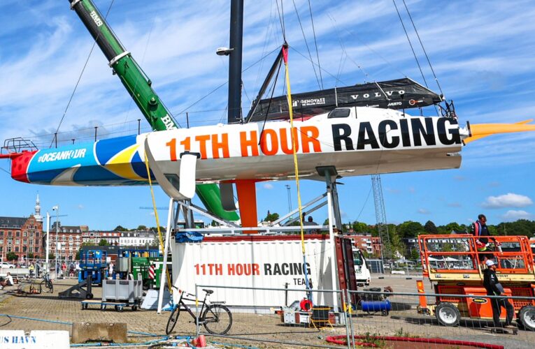 The Ocean Race 2022-23: In-Port action as 11th Hour Racing, Malizia and Holcim-PRB battle for win in Aarhus