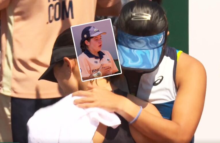 French Open: ‘She’s crying!’ – Miyu Kato and doubles partner disqualified after accidentally hitting ball kid