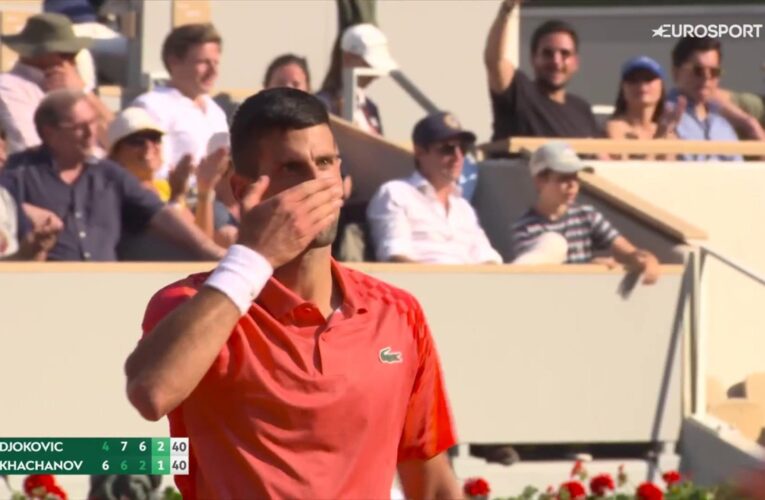 French Open: ‘Thank you for yelling at me!’ – Novak Djokovic blows kiss to fan, John McEnroe reacts