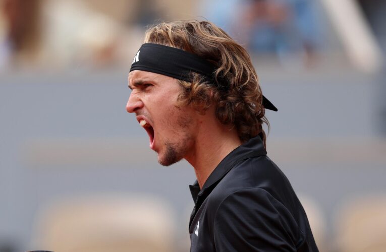 French Open: Alexander Zverev edges tight battle with Tomas Etcheverry to make semi-finals at Roland-Garros