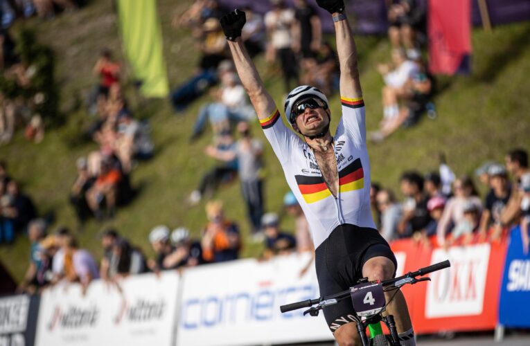 UCI Mountain Bike World Series: Luca Schwarzbauer, Jenny Rissveds dominate Short Track World Cup