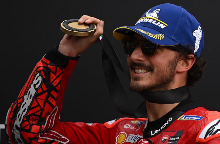 Italian Grand Prix: Francesco Bagnaia extends championship lead with sprint win after holding off Marco Bezzecchi