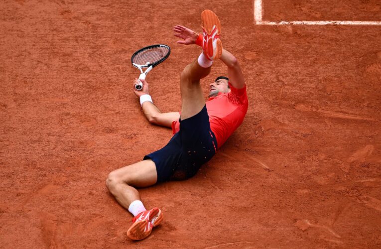 French Open: Scary moment Novak Djokovic tumbles over in final at Roland-Garros – ‘He’s lucky’