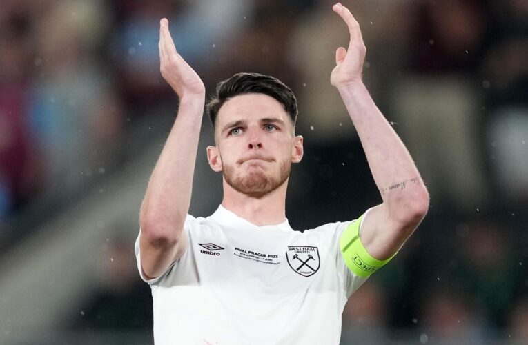 Arsenal have £90m opening Declan Rice bid turned down, Manchester City considering offer – reports